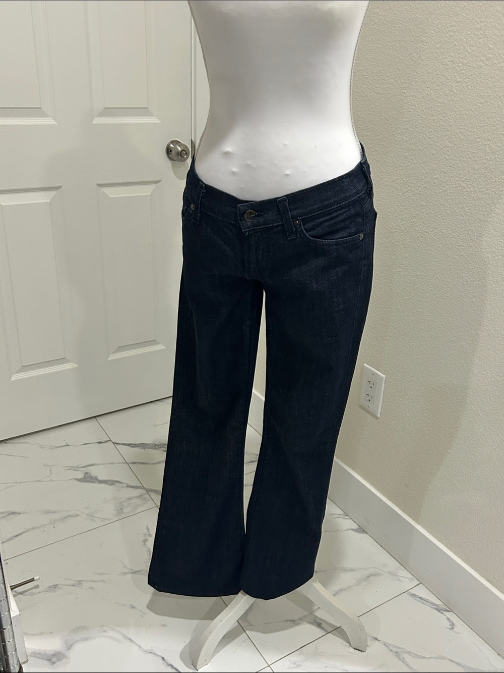 Citizens Of Humanity Dark Indigo Boot Cut Jeans
